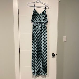 Geometric maxi dress